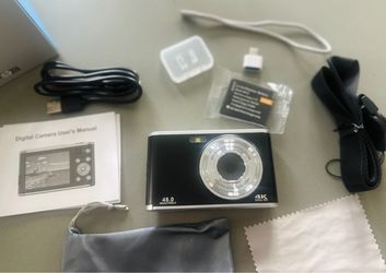 4K Digital Camera 48MP Autofocus 16X Zoom – Beginner Kids Teens Vlogging