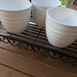 Set Of 3 Ceramic Planter Pot