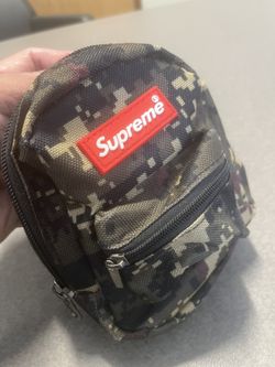 SUPREME Mini Backpack Keychain And Patagonia Hip Pack
