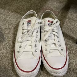 Men’s White Converse 
