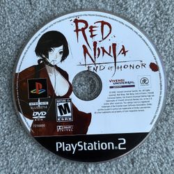 ***NO TRADES!!!*** Red Ninja: End of Honor (PlayStation 2) ***flawless disk***