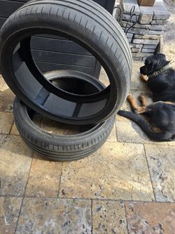 2 Tires P Zero PIRELLI 265 35 21 INCH USED 