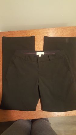 Banana republic black pants martin fit style size 4