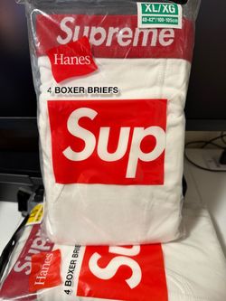 Supreme x Hanes Boxer Briefs 4-Pack