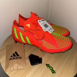 New Adidas Predator Edge.1 Low SG Orange Green Soccer Cleats Size 11 GW1010