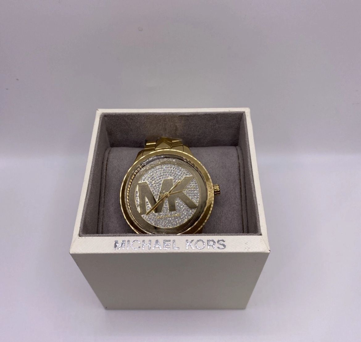Michael Kors MK6714 Runway 44mm Stainless Steel, Gold Color Ladies Watch