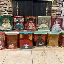Holiday barbie Collection 1988-2001