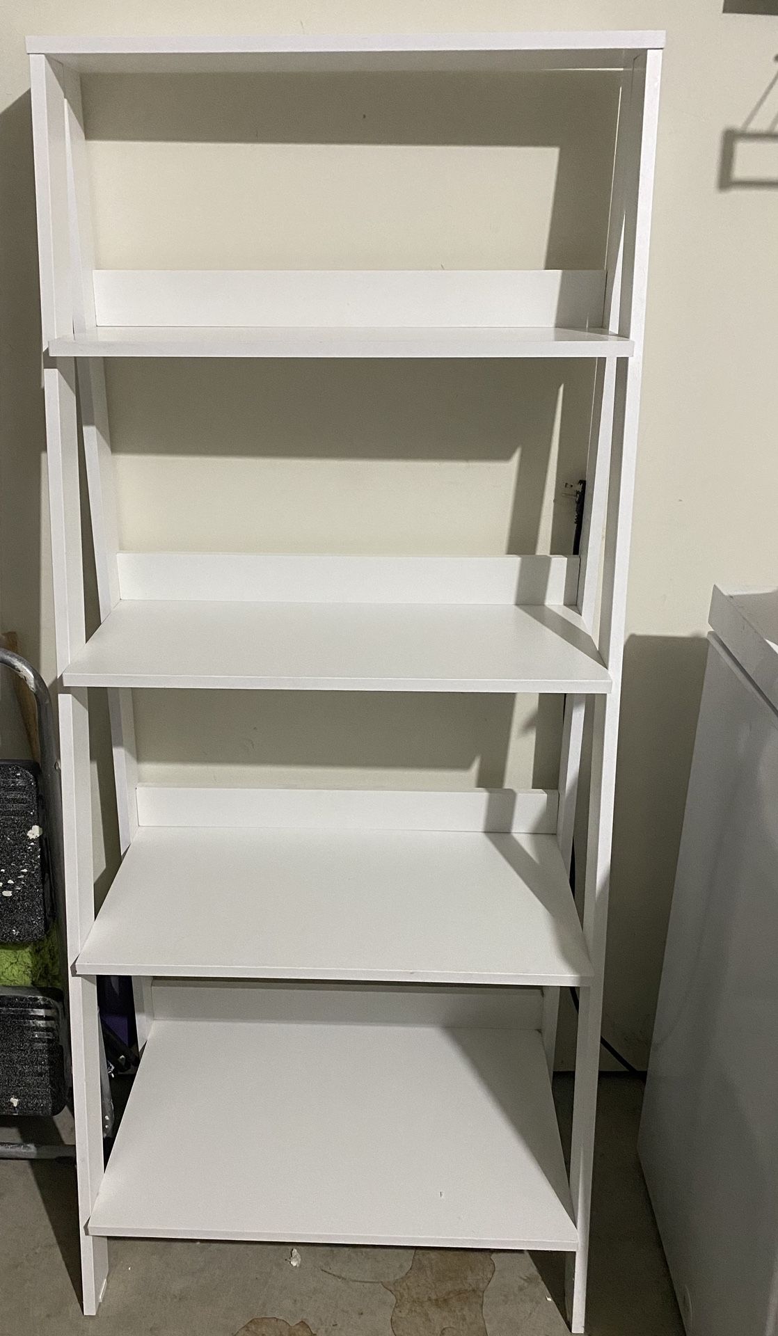 Shelf, White Book Shelf, Ladder Shelf