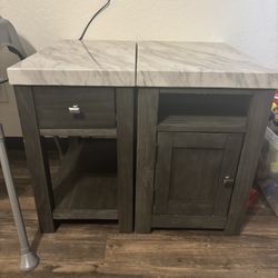 Real Wood Side Tables