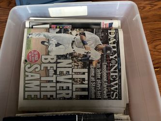 NY Daily News Derek Jeter Final Game Newspaper 2014