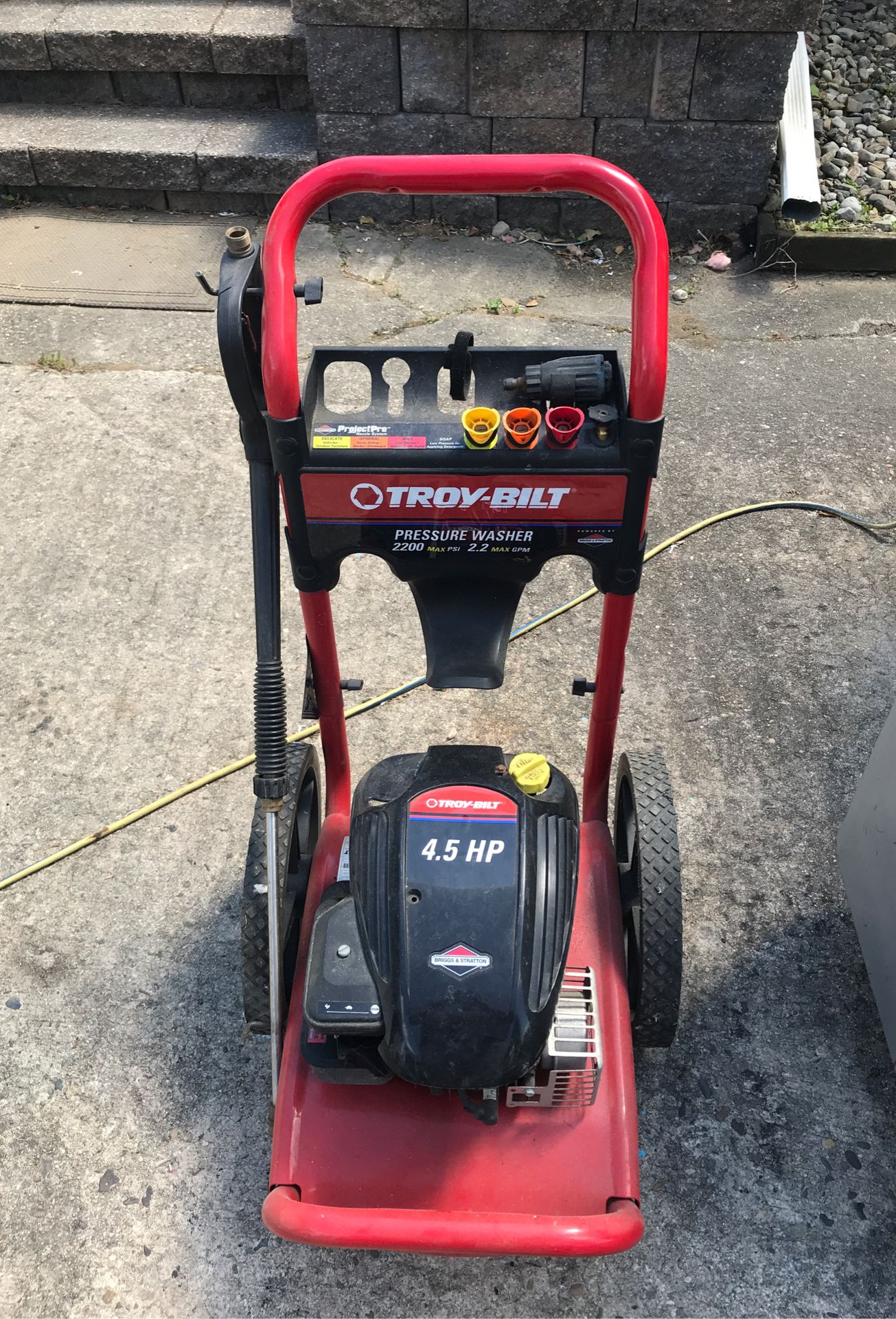 TroyBilt pressure washer