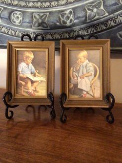 Vintage Children Prints Framed