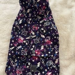 Small Dog/Cat Raincoat Alien Theme