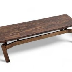 Mid Century Modern Jens Risom Style Floating Formula Coffee Table