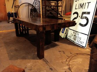 Hand Made Coffee Table With No Fastner 