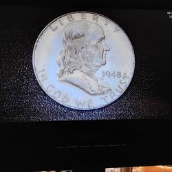 1948 Liberty Half Dollar With No Mint Mark