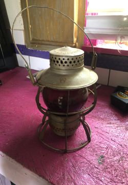 Vintage railroad lantern dressel Arlington NJ