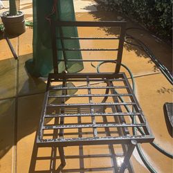 Metal outdoor chair