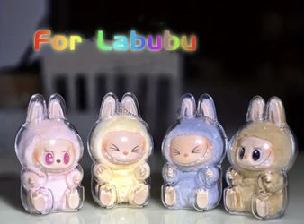 Labubu Have A Seat Clear Hard Case. ( No Doll )