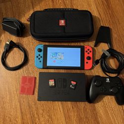 Nintendo Switch w/ Extras And Games 