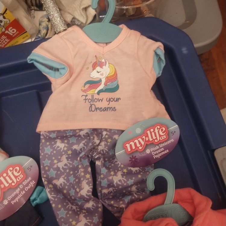 Brand New My Life As Pink Unicorn Dream Pajamas