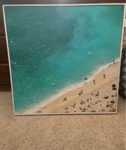 Beach picture art
