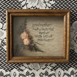 “Grandmother” Framed Wall Art