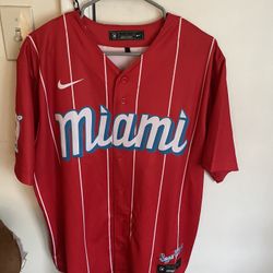 Miami Marlins Nike Men’s MLB City Connect Jersey L 