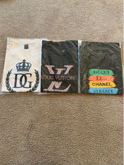 Designer Shirts Size Medium On All
