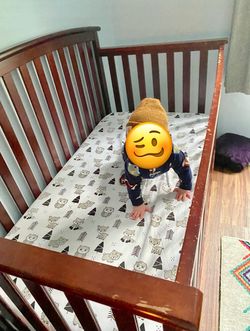 Free Crib (w/mattress & bedding option)
