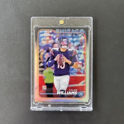 2024 Topps Chrome - Rookies Caleb Williams #202 Refractor (RC)
