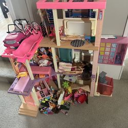 Barbie Dream House, Barbie Closet, Barbies, Etc. 