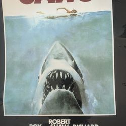Super Cool Jaws Movie Poster Like New Make Offer