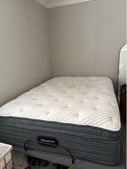 Mattress with bed frame