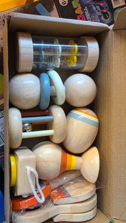7 PCS Wooden Baby Toys Set Musical Instruments New Price Firm Corona92879