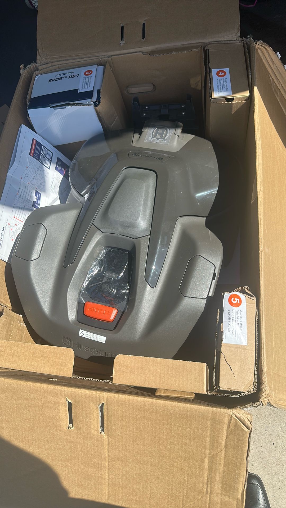 Msrp $2999 Plus Tax Automated Lawn Mower Husqvarna 410 IQ