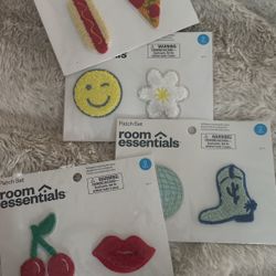 Room Essentials Adhesive Embroidered Patches