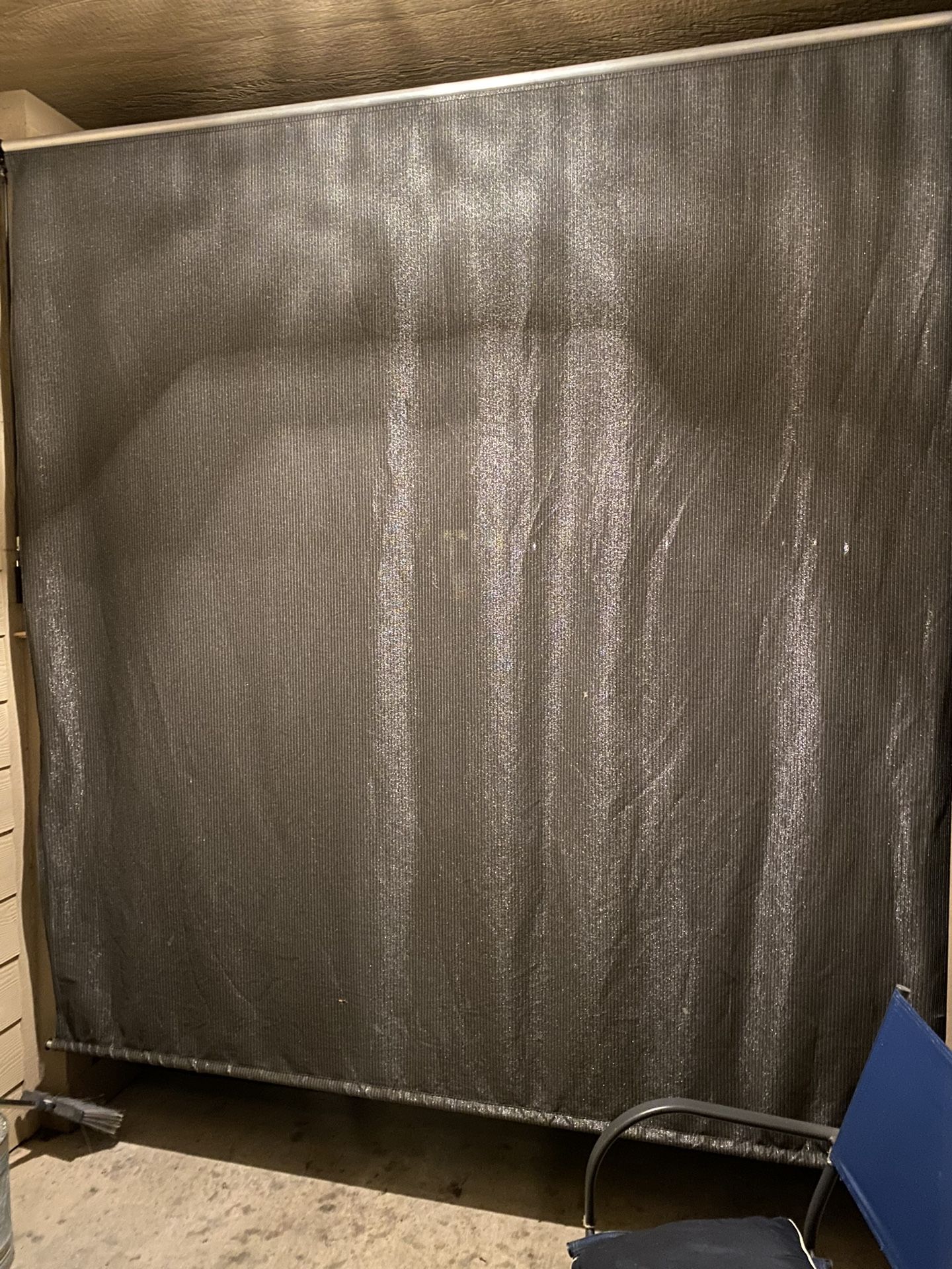 Patio roll up and down shade
