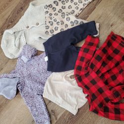 Buddle warm clothes baby girls size 6M