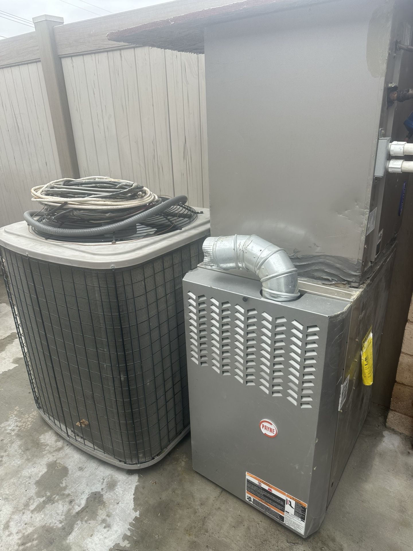 Air Conditioning, Condenser And Furnace 4 ton