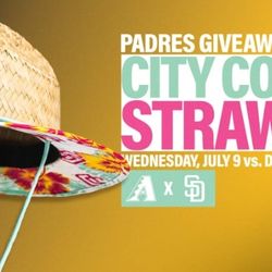 Padres Diamondbacks Tickets Straw Hat Giveaway 7/9 Toyota Terrace