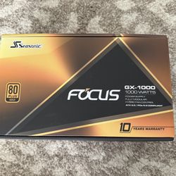 Seasonic FOCUS GX-1000-1000W 80 Plus Gold Power Supply