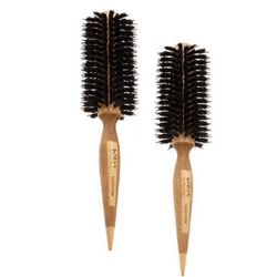 2 Wen Medium Boar Bristle Round Brushes