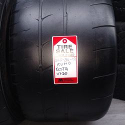 Pair Tires Used 355 30 19 Kumo Ecsa V 720 