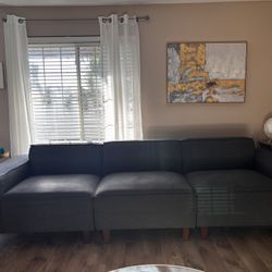 MODWAY GRAY SOFA COUCH 