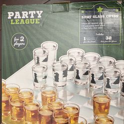 Shot Glass Chess Board Game