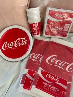 Vintage 1980’s Coca-Cola Party Supplies