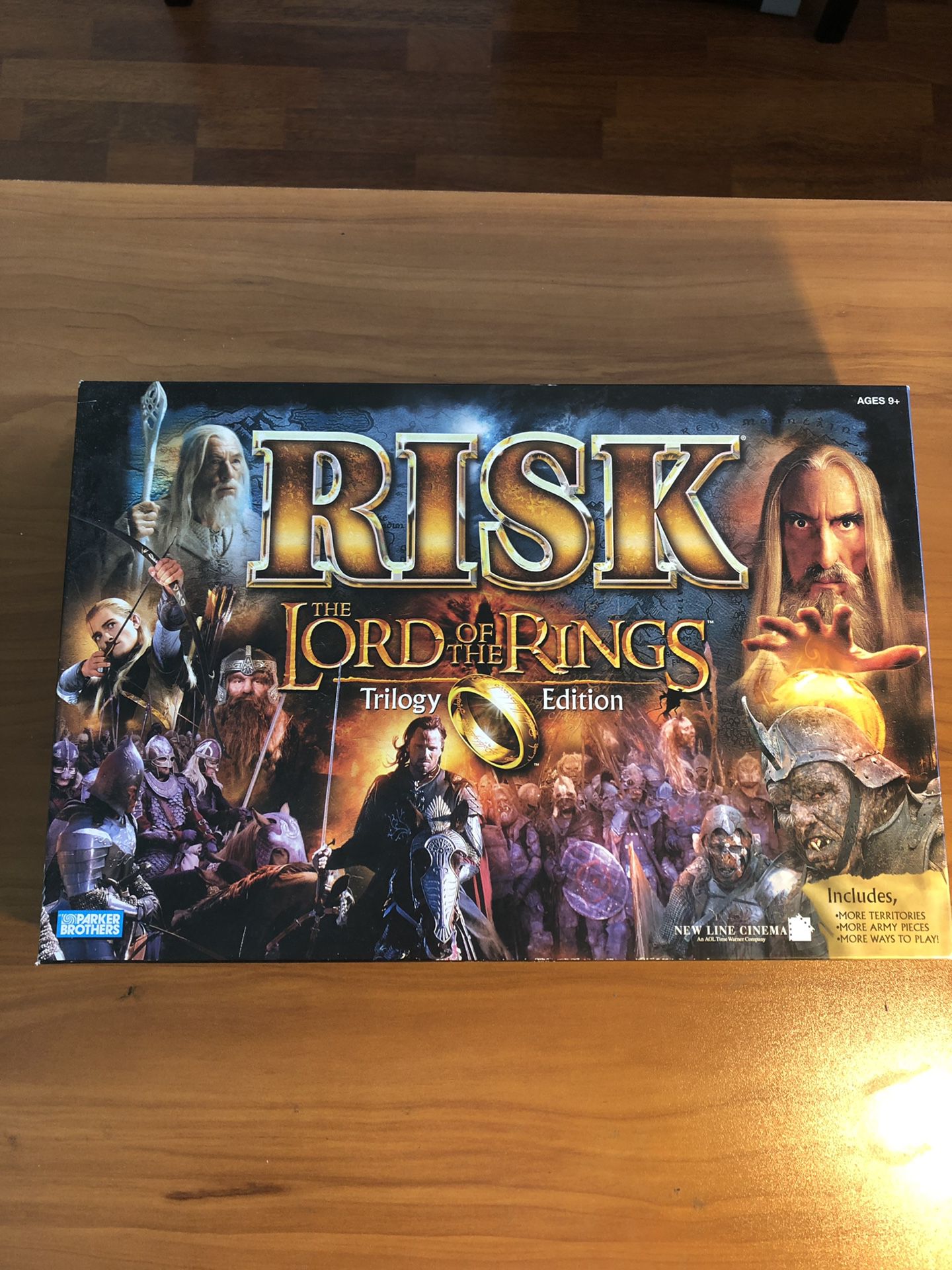 Lord of the Rings Risk Trilogy Edition COMPLETE: RING + INSTRUCTIONS