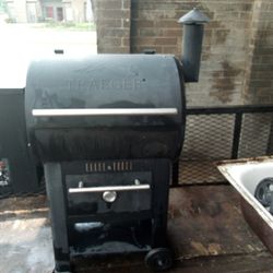 Treyar Electric Pellet Grill With Cover Awesome Condition Moving Must Sell