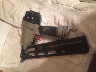 Porter cable air finish nail gun 15 gauge works good